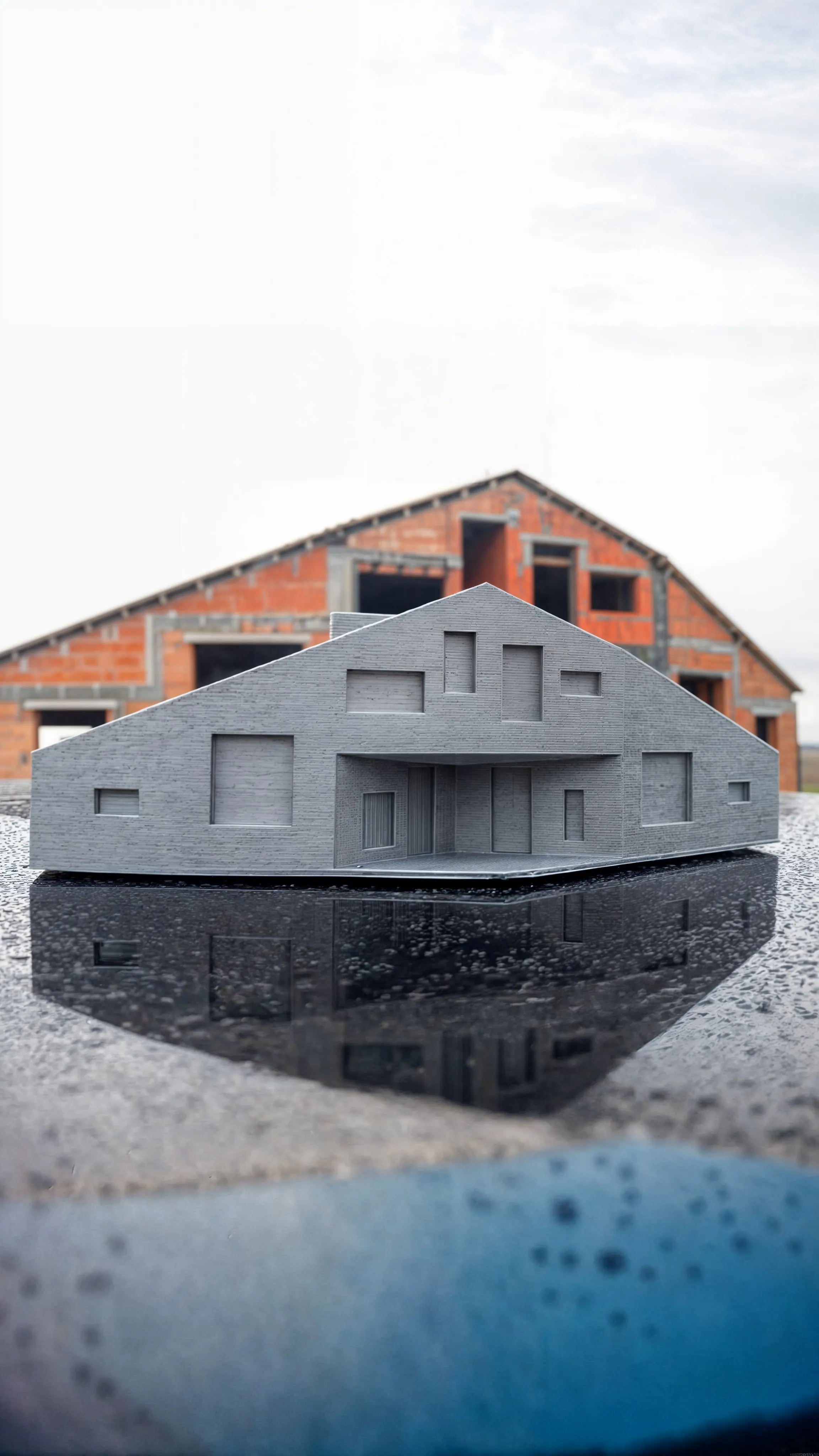 Makieta domu jednorodzinnego