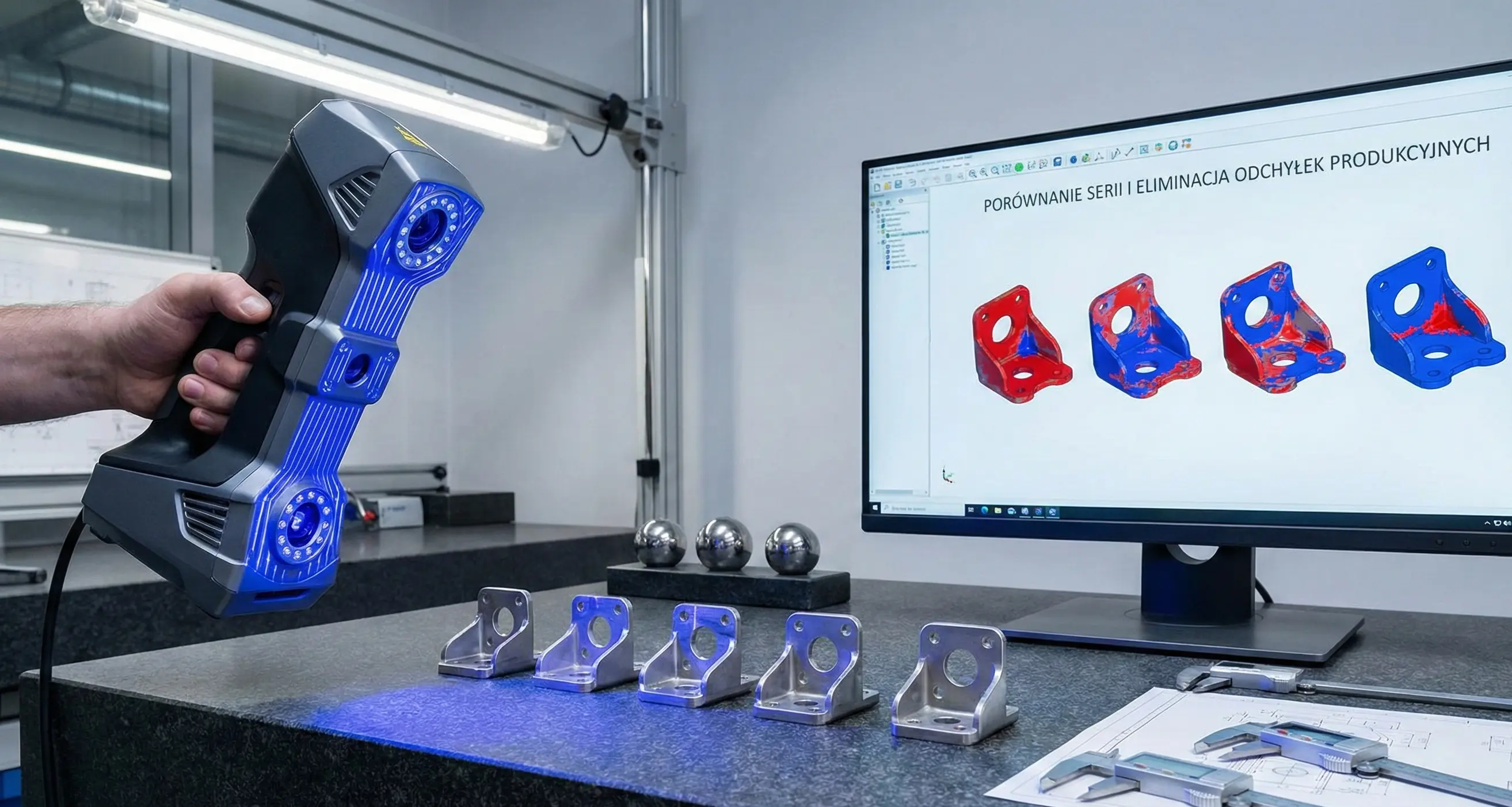 Skan elementów montażowych