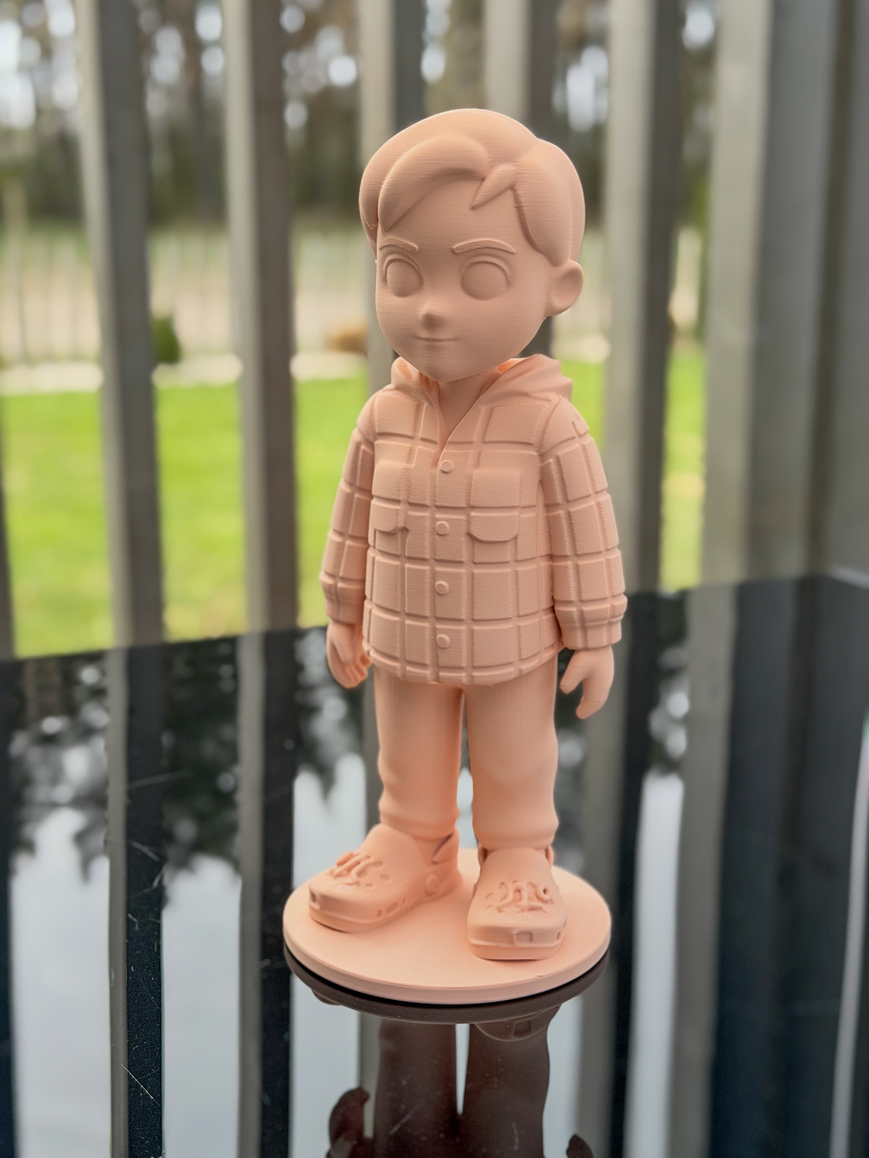 Figurka chłopca 3D — przed malowaniem