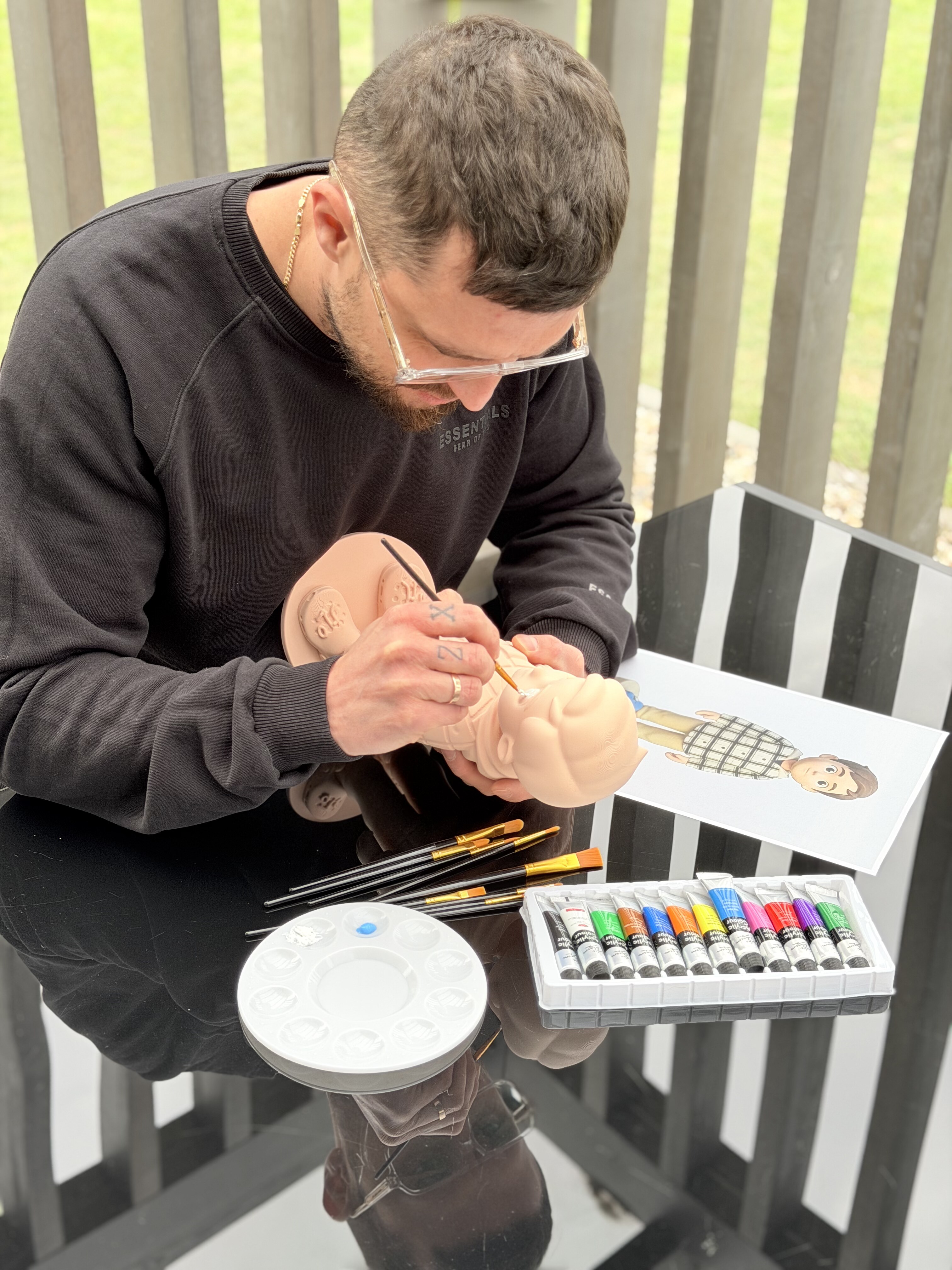 Malowanie figurki 3D — krok 1