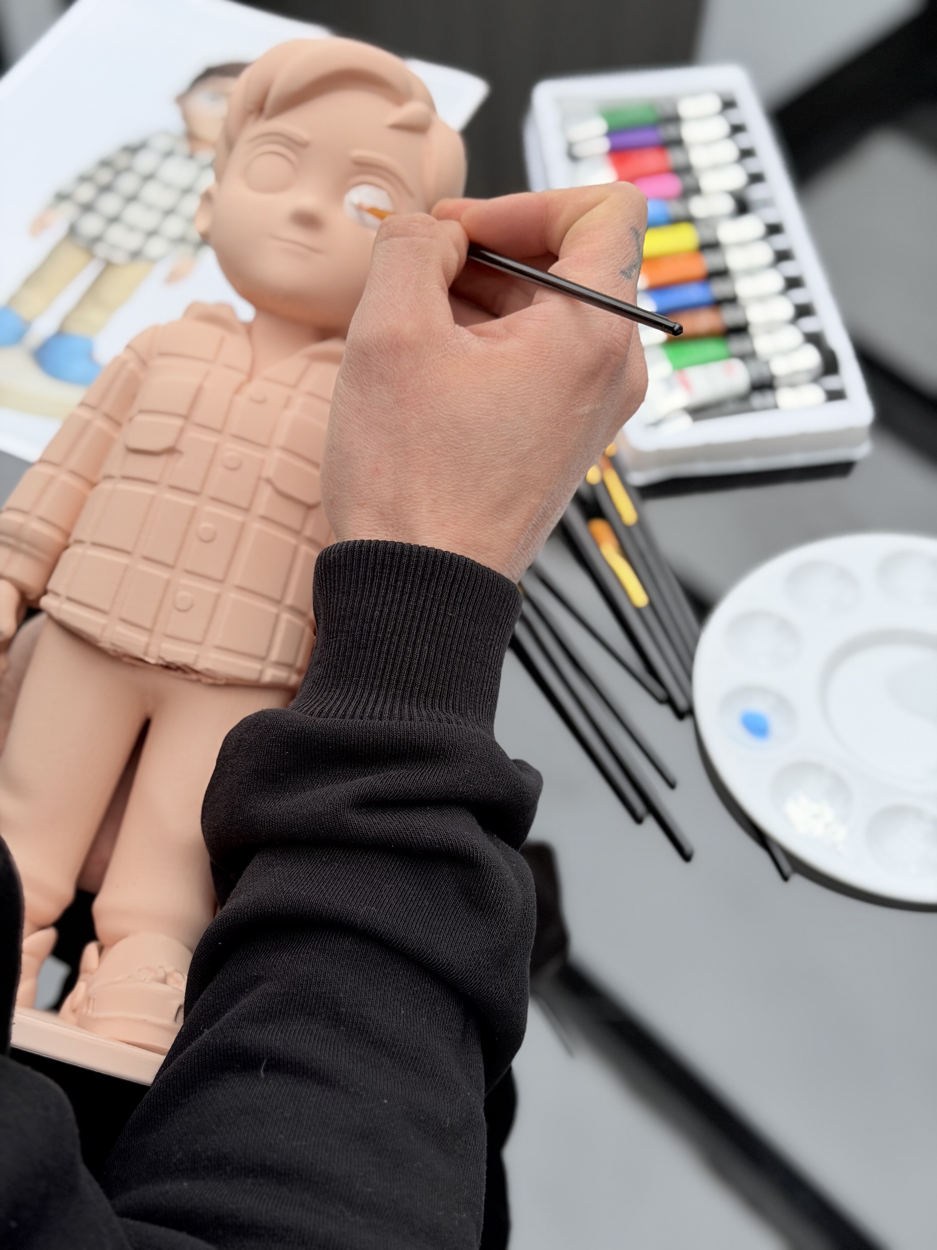 Malowanie figurki 3D — krok 2