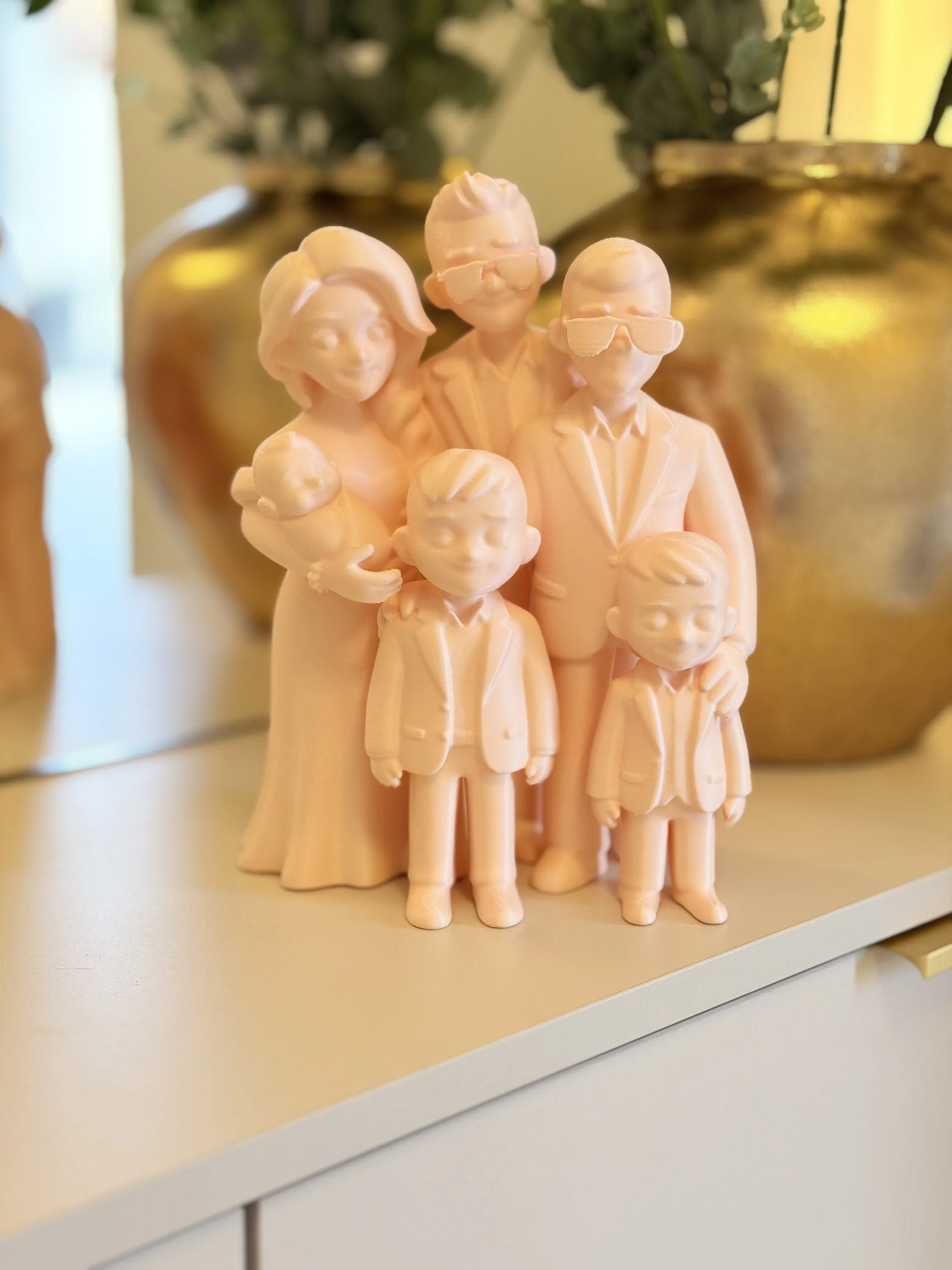 Figurka rodziny 3D - personalizowana realizacja